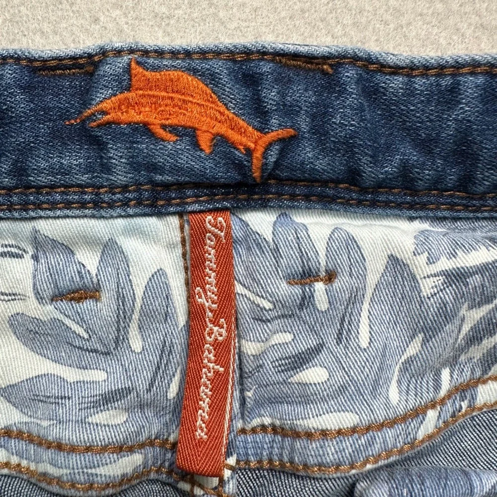 Tommy Bahama Jeans Mens 34 Blue Medium Wash Straight Leg Stretch Denim Marlin - Picture 4 of 10